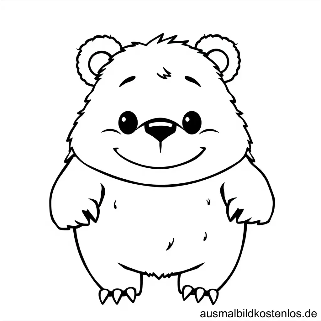 Bär Ausmalbild Kostenlos