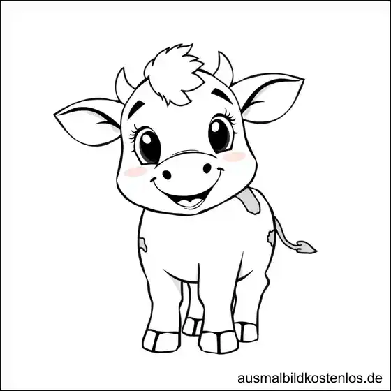 Malvorlagen Kuh kostenlos
